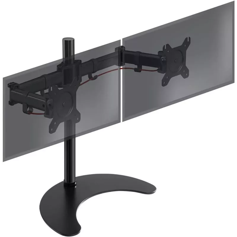 Techly ICA-LCD 3410 stovas dviems monitoriams 13-27 colių su pagrindu a.400mm