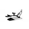 Res-Tech X1 COCKPIT SHINY WHITE – lenktynių kokpitas, baltas, ABS, aliuminis, 1680 mm, 560 mm, 42 kg