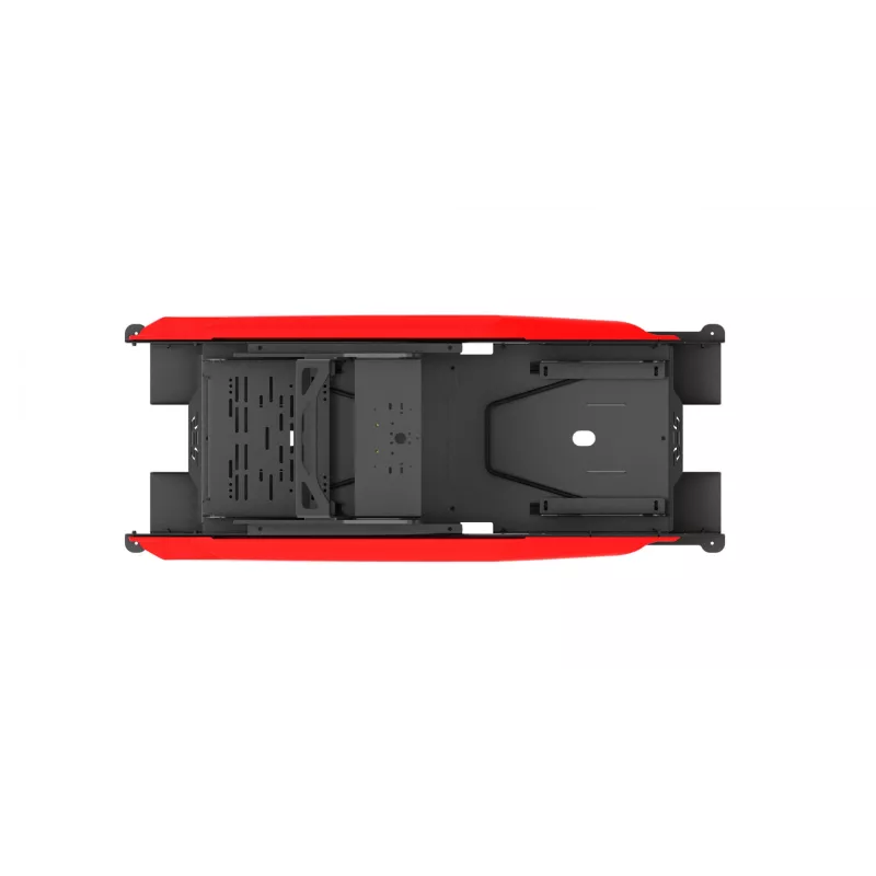 Res-Tech GT COCKPIT RED MATT lenktynių kokpitas, juodas/raudonas, ABS, aliuminis, 1580x650 mm, 52 kg