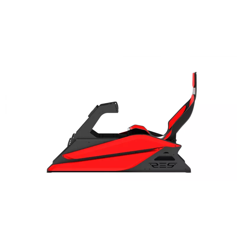 Lenktynių kabina Res-Tech GT COCKPIT SU X1 CARBON SĖDENE (RINKINYS), juoda, anglis, raudona