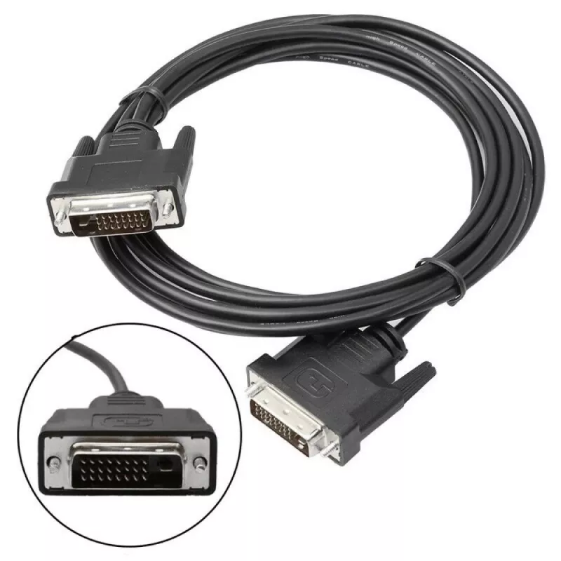 Techly DVI-D Dual Link kabelis 1,8 m (DVI-8100)