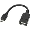 Techly USB2.0 OTG laidas A lizdas / Micro B kištukas 0,2 m ICOC UOTG-194