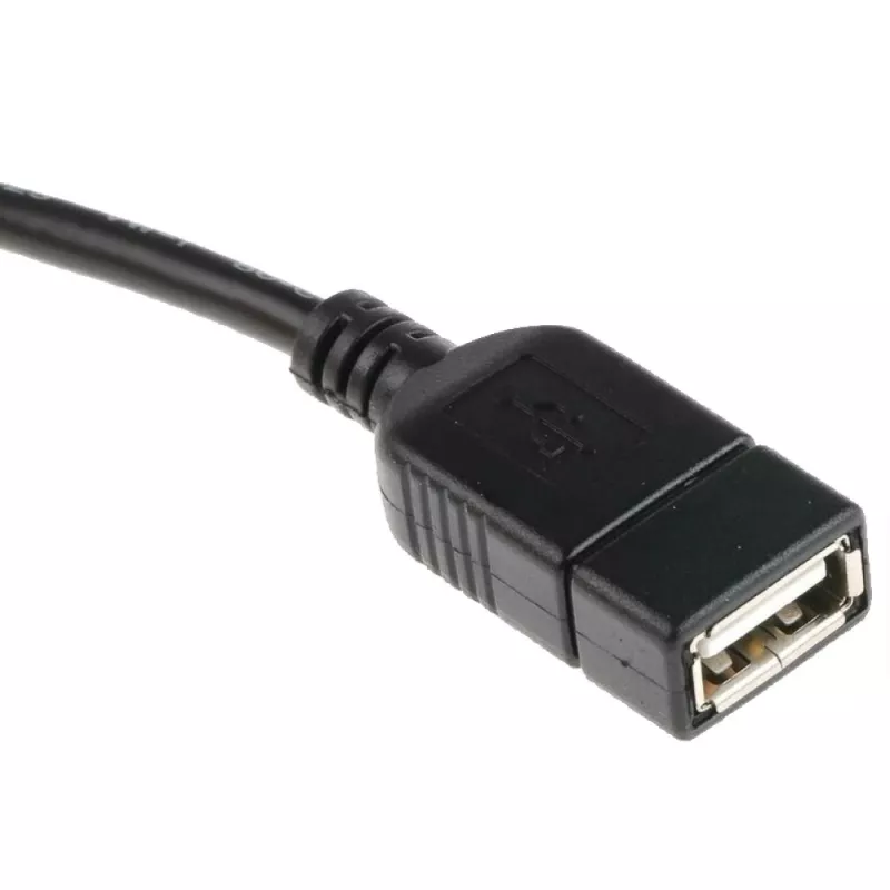 Techly USB2.0 OTG laidas A lizdas / Micro B kištukas 0,2 m ICOC UOTG-194