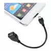 Techly USB2.0 OTG laidas A lizdas / Micro B kištukas 0,2 m ICOC UOTG-194