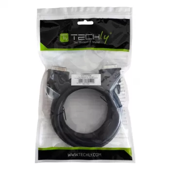 Techly DVI-I laidas DVI-8900, 1,8 m (Dual Link)
