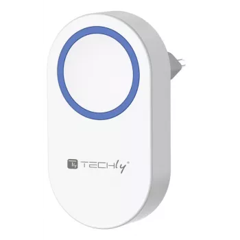 Techly I-BELL-RING05R belaidis durų skambučio imtuvas baltas