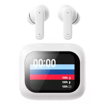 Techly ICC SB-BLT08W belaidės ausinės True Wireless Stereo (TWS) Į ausį Skambučiai/Muzika Bluetooth Baltos