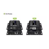Techly IDATA EXTIP-483 AV siųstuvas-imtuvas 4K HDMI per Ethernet 120 m juodas