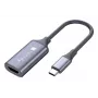 Techly I-USB-VIDEO-C4K vaizdo kabelio adapteris HDMI A tipas (standartinis) USB Type-C sidabrinis