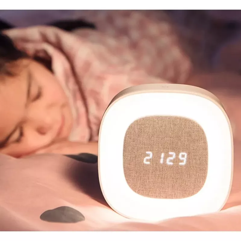 Techly IC-CLOCK-56WH skaitmeninis žadintuvas su LED naktine šviesa, pilka/balta