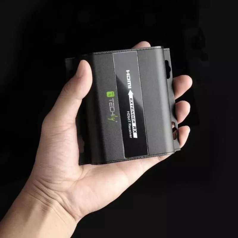 Techly papildomas HDMI HDbitT IR imtuvas 120m Cat.6 kabeliui