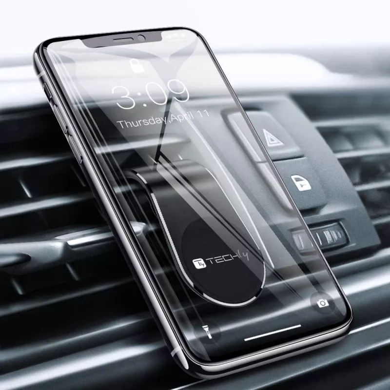 Techly I-SMART-UNIALTY laikiklis Pasyvus laikiklis Mobilusis telefonas/Išmanusis telefonas Juoda