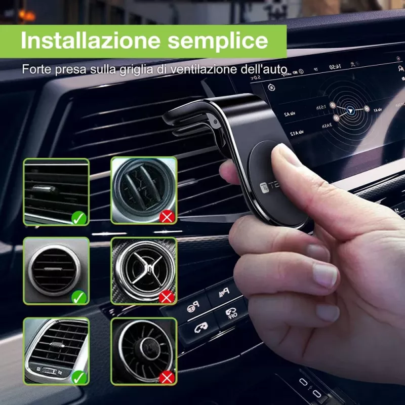 Techly I-SMART-UNIALTY laikiklis Pasyvus laikiklis Mobilusis telefonas/Išmanusis telefonas Juoda