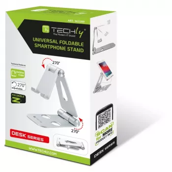 Techly I-SMART-STAND6 laikiklis pasyvus Mobilusis telefonas/Išmanusis telefonas Sidabrinis