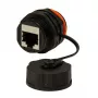 Techly IWP-MD C6A-IPPANT lizdo keitiklis RJ45 juodas