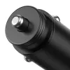 Techly Mini automobilinis įkroviklis 2 prievadai USB-A Quick Charge 3.0 36W juodas metalinis