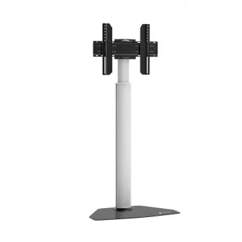 Grindinis stovas Techly televizoriams nuo 32 iki 65 colių, 165,1 cm (65 inch), 400 x 200 mm, 600 x 400 mm, 90°, aliuminis, juoda, sidabrinė