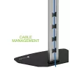 Grindinis stovas Techly televizoriams nuo 32 iki 65 colių, 165,1 cm (65 inch), 400 x 200 mm, 600 x 400 mm, 90°, aliuminis, juoda, sidabrinė