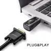 Techly IDATA HDMI-VGA2MABT2 pasyvus vaizdo keitiklis