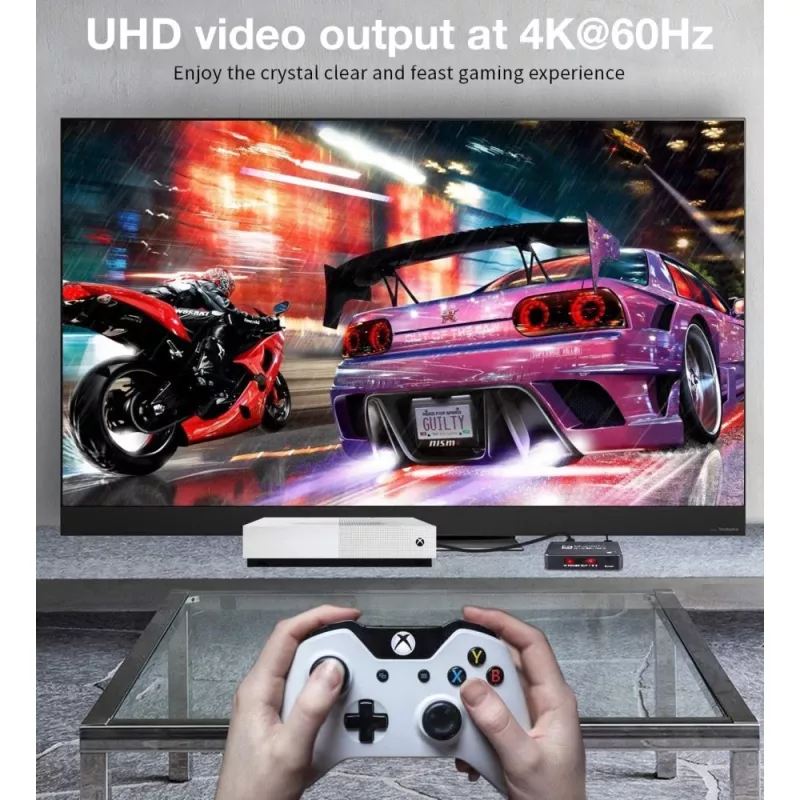 Techly IDATA HDMI2-4K5160B HDMI jungiklis 5×1
