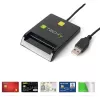 Techly I-CARD CAM-USB2TY2 USB2.0 išmaniosios kortelės skaitytuvas, juodas