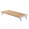 Stovas monitoriui Techly ICA-MS 389, baltas, medinis