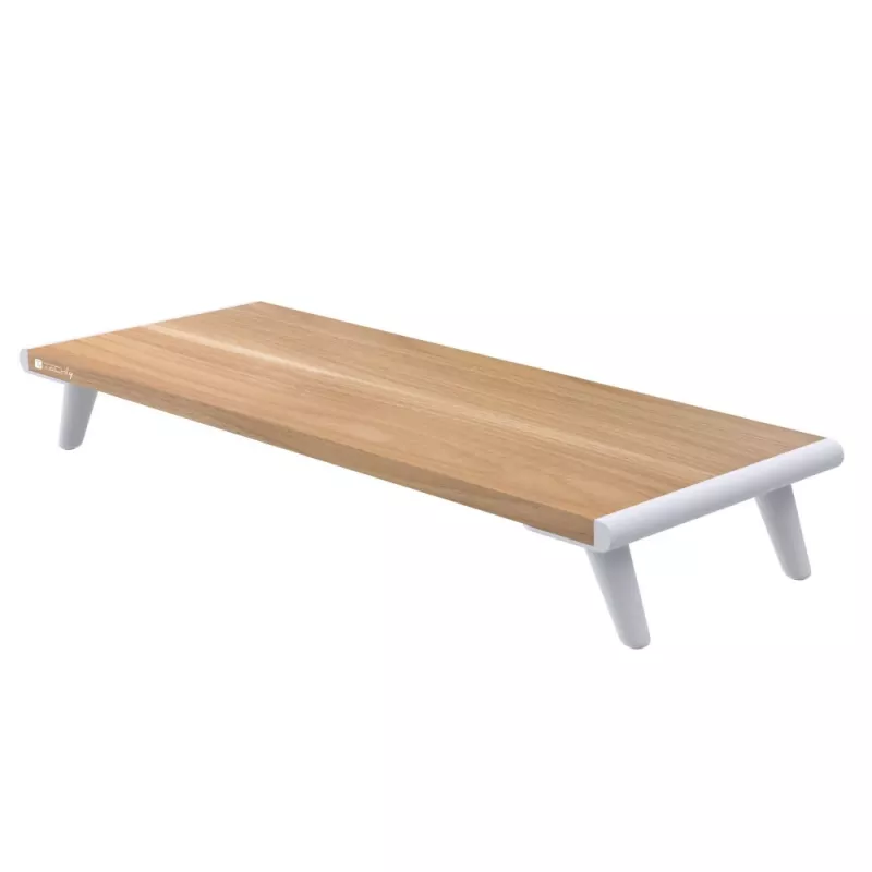 Stovas monitoriui Techly ICA-MS 389, baltas, medinis