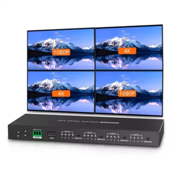 Techly IDATA HDMI-MX44 HDMI matricos perjungiklis 4x4