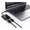 Techly IADAP USBC-HDMI2T4K vaizdo kabelio adapteris 0.15 m USB Type-C 2 x HDMI Juoda