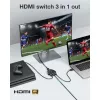 Techly IDATA HDMI-3F8K vaizdo perjungiklis