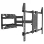 Techly sieninis laikiklis 55-100 colių LED LCD televizoriams, pilnas judesys, 300x300 mm - 900x600 mm, 0-7°, 120°, plienas, juodas