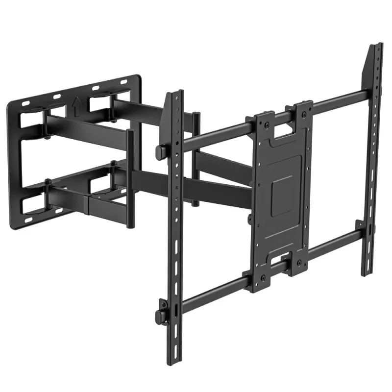 Techly sieninis laikiklis 55-100 colių LED LCD televizoriams, pilnas judesys, 300x300 mm - 900x600 mm, 0-7°, 120°, plienas, juodas