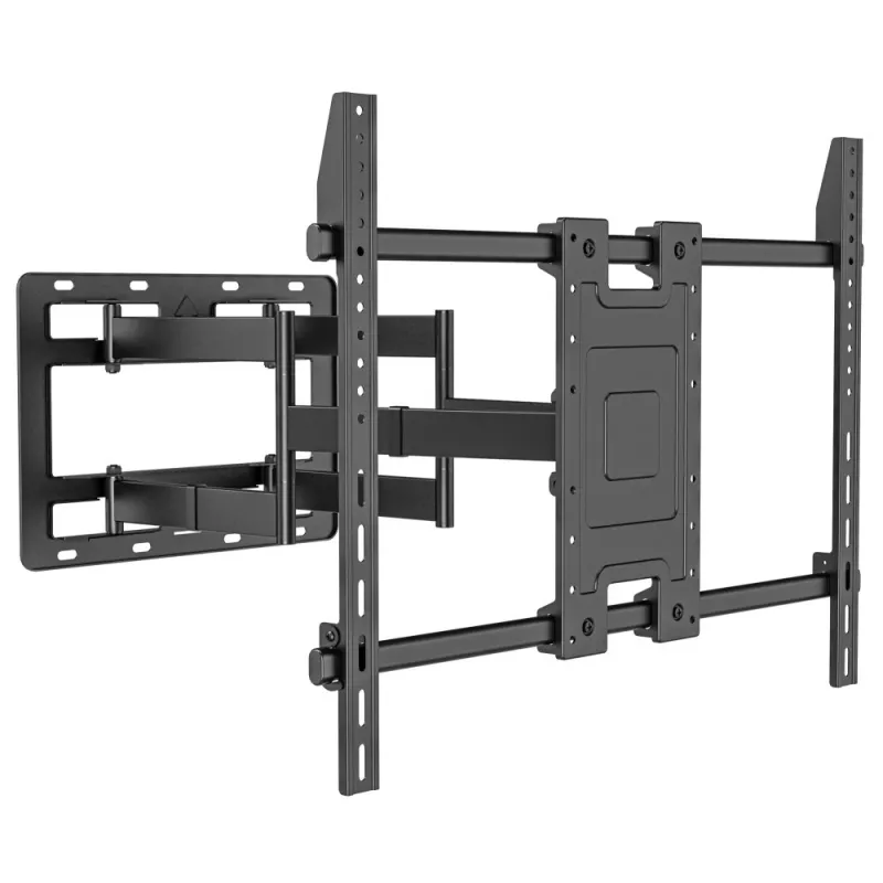 Techly sieninis laikiklis 55-100 colių LED LCD televizoriams, pilnas judesys, 300x300 mm - 900x600 mm, 0-7°, 120°, plienas, juodas