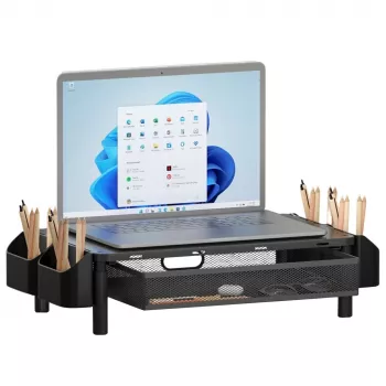 Priešdėlis monitoriui Techly ICA-MS 114, juodas