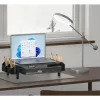 Priešdėlis monitoriui Techly ICA-MS 114, juodas