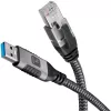 Techly ICOC U3A-RJ45-030 tinklo kabelis 3 m Cat6 F/UTP (FTP)