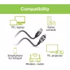 Techly ICOC U3C-RJ45-020 USB tinklo kabelis, 2 m, Cat6 F/UTP (FTP)