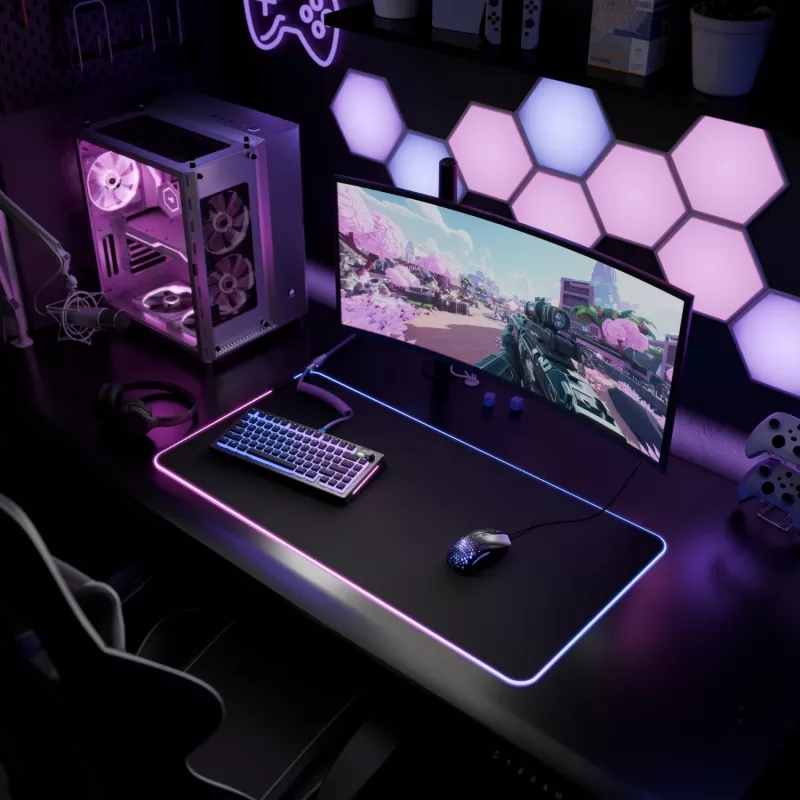Glorious Gaming GLORIOUS MOUSE PAD 2 GLED - XXL - JUODAS
