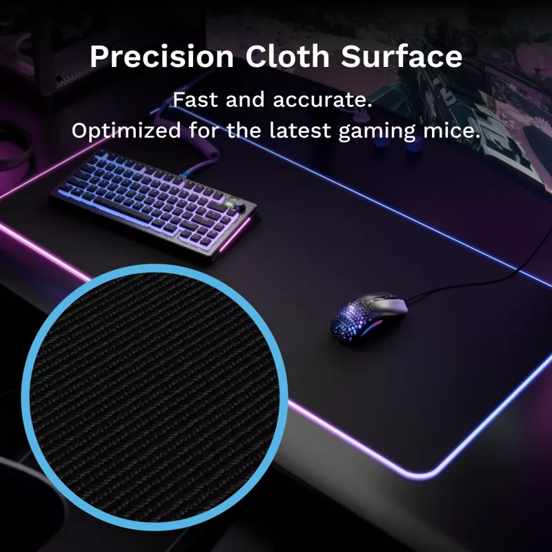 Glorious Gaming GLORIOUS MOUSE PAD 2 GLED - XXL - JUODAS