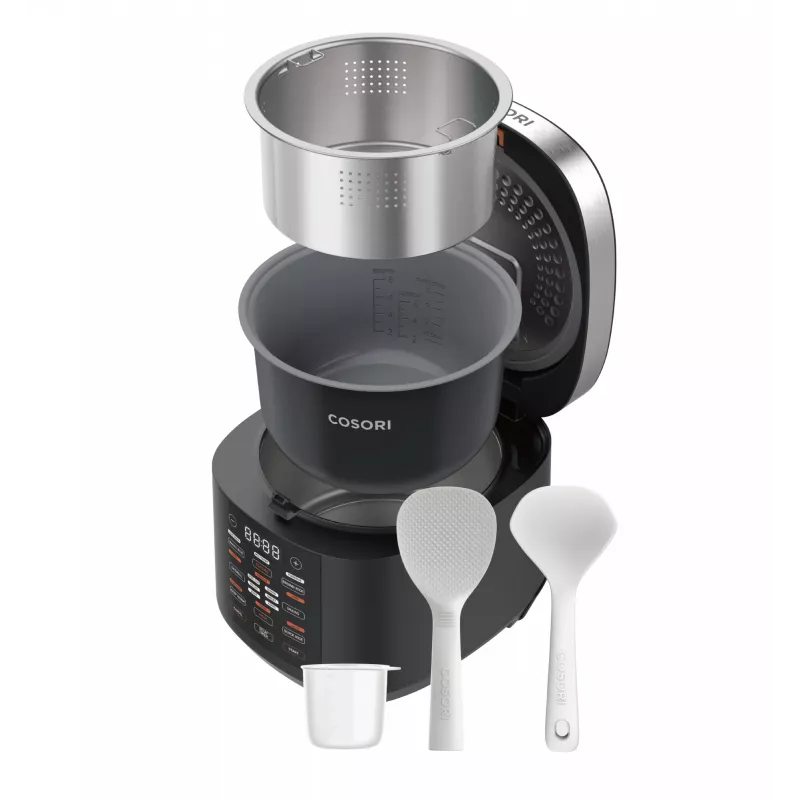Cosori Multi-Cooker Chef Edition ryžių viryklė 5 L 970 W juoda, sidabrinė