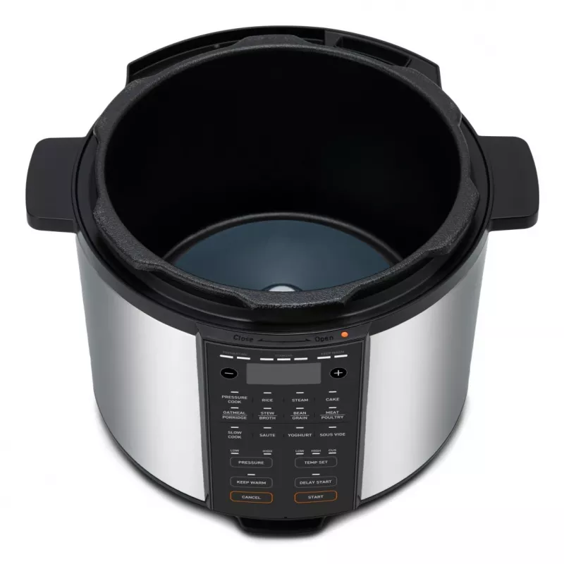 Cosori CMC-CO601-SEU elektrinis greitpuodis 5,7 L juodas, nerūdijantis plienas 1100 W
