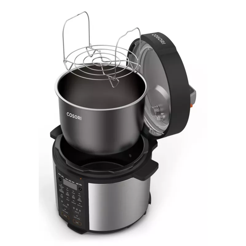 Cosori CMC-CO601-SEU elektrinis greitpuodis 5,7 L juodas, nerūdijantis plienas 1100 W