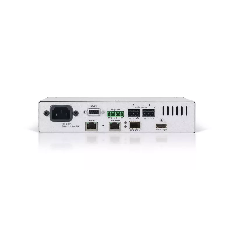 Biamp Tesira LUX OH-1 AVB/TSN vaizdo dekoderis, 8 kanalai, 3840 x 2160 pikselių