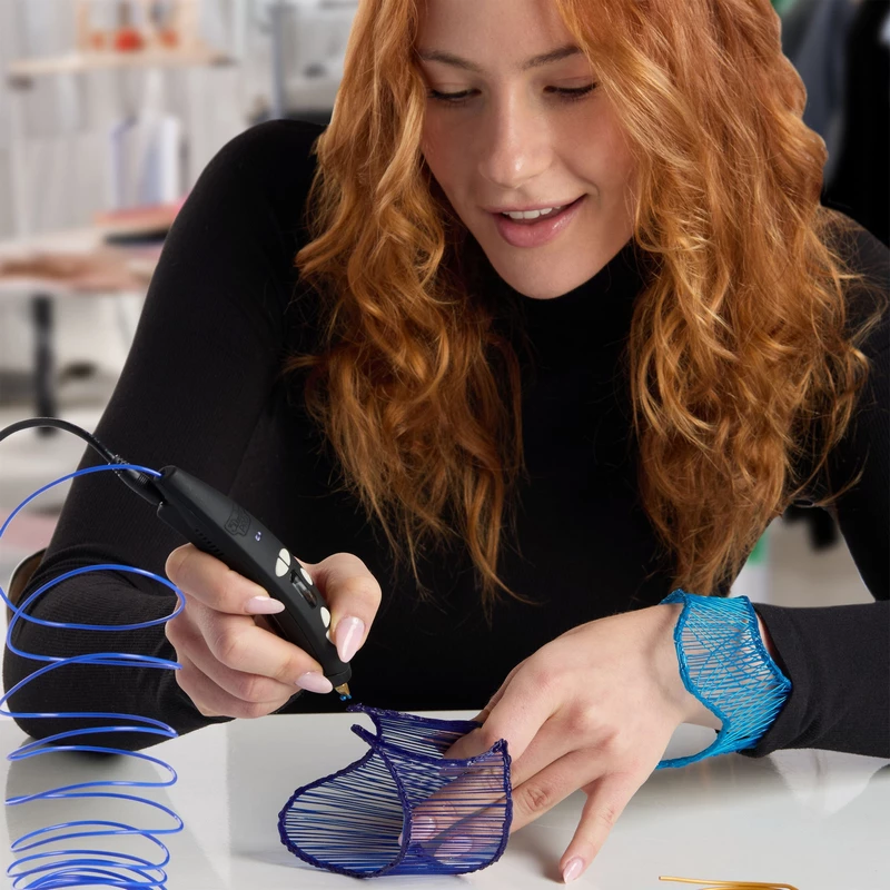 3D rašiklis 3Doodler Pro III rinkinys, juodas