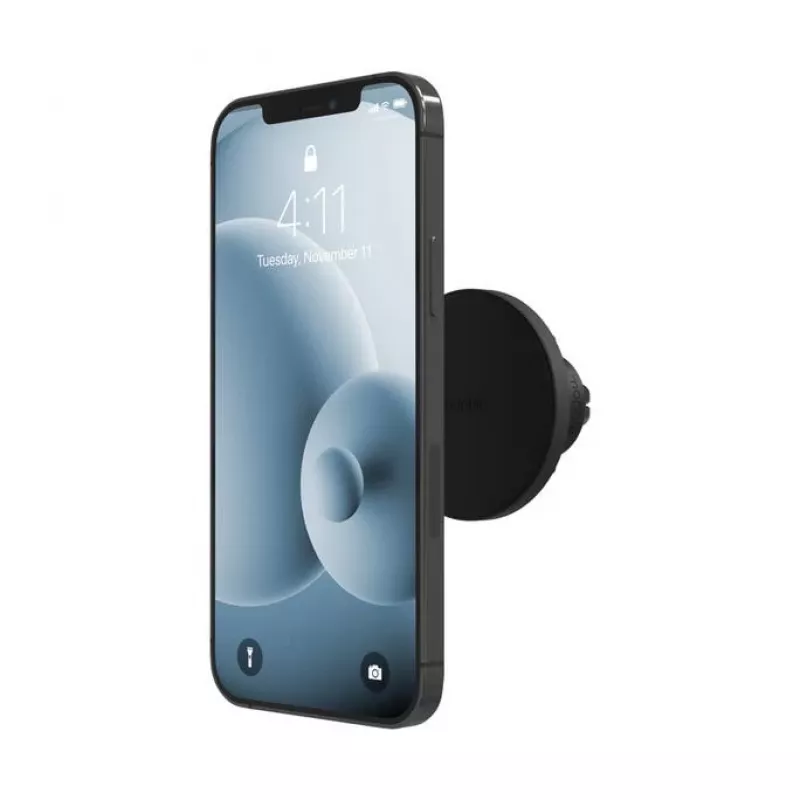 mophie Snap Vent Mount – juodas (ne belaidžiam įkrovimui)