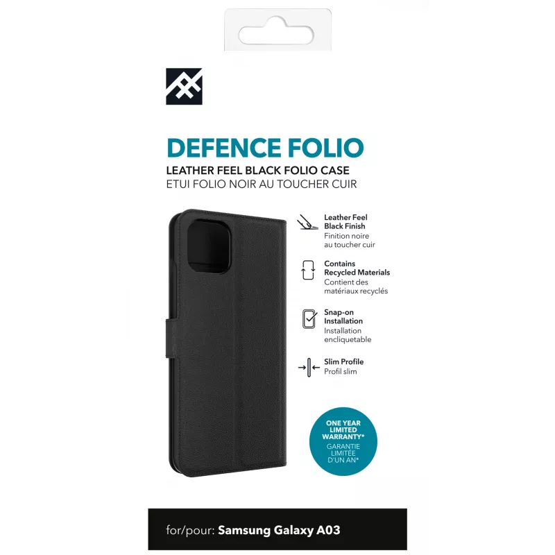 IFROGZ Defence Folio dėklas telefonui 16,5 cm (6,5 colio) Juodas
