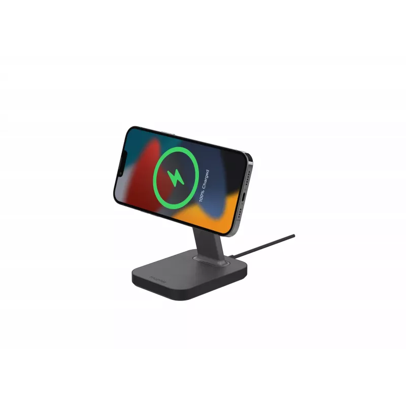 mophie UNV WRLS-snap+ stovas – juodas, belaidis įkroviklis, 7.5-15W, AC