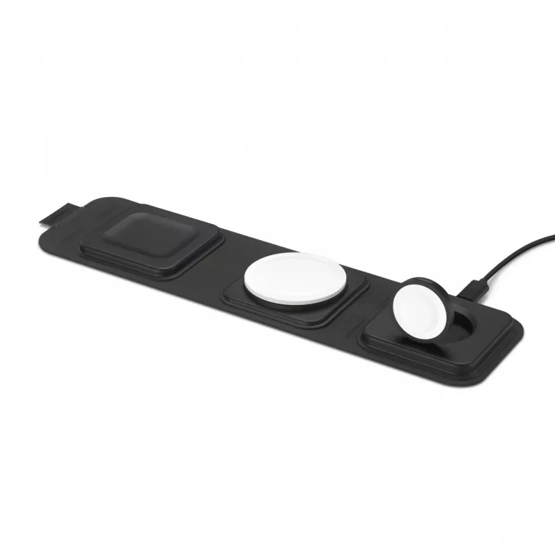 mophie 3-in-1 kelioninis įkroviklis su MagSafe (2023), juodas