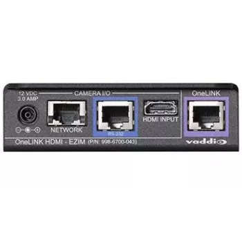 Vaddio OneLINK HDMI AV siųstuvas ir imtuvas, juoda
