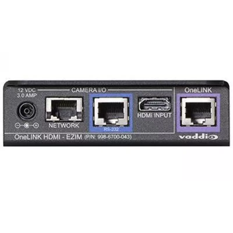 Vaddio OneLINK HDMI AV siųstuvas ir imtuvas, juoda